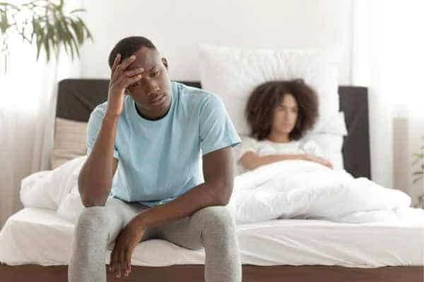 Man upset about ED symptoms Barnet