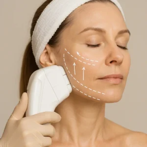 Woman having HI-FU to reduce wrinkles call LA LIPO Barnet Now!