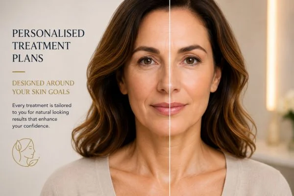 Before and after results of Collagen Lift Therapy Barnet